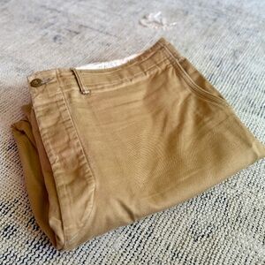 RRL by Ralph Lauren Men's 38/32 Officer's Pant in Tan